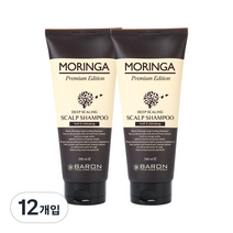 바론 모링가 스칼프 스크럽 샴푸, 200ml, 12개