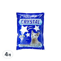 드림펫푸드 크리스탈 고양이 모래, 4개