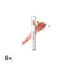 피치베리 베리 펜슬 아이 섀도우 1.15g, 데일리애프리콧, 6개