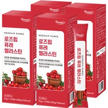 퍼니트 리얼 로즈힙 퓨레 엘라스틴 14p, 280g, 4개
