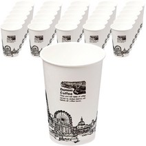 더빈썸 런던 종이컵 380ml, 100개, 1박스