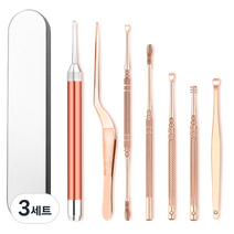 이한선생활과학 귀이개 7종 세트 + 보관용 케이스, 3세트