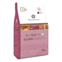 네츄럴코어 전연령 에코플러스3 유기농 70% 6Free 건식사료, 생선, 7kg, 1개