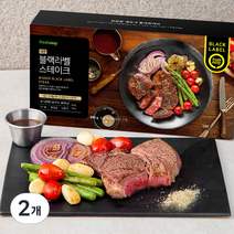 프레시지 더큰 블랙라벨 스테이크 세트, 580g, 2개