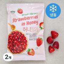 자연원 허니딸기 (냉동), 1kg, 2개