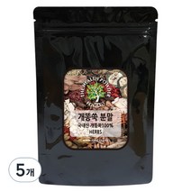 스쿨아이 개똥쑥 분말 국내산, 5개, 200g