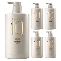 미쟝센 살롱 플러스 클리닉 10 샴푸 극손상모발용, 990ml, 5개