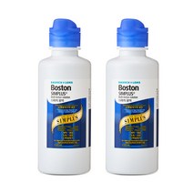 바슈롬 보스톤 심플러스 다목적 렌즈 세정액, 2개, 120ml