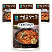 대상 청정원 호밍스 깻잎곱창전골, 400g, 4개
