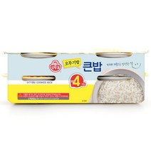 오뚜기 맛있는오뚜기 큰밥, 4개입, 300g