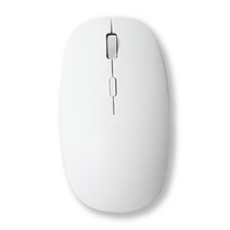 파우트 무선 충전식 저소음 마우스 HANDS4, 화이트