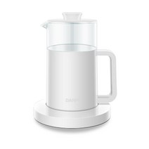 단미 무선 보온 유리 전기 티포트 KET01, 화이트, 550ml