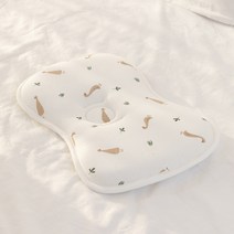 벨몽 투에어홀 순면매쉬 필로우 아기 짱구베개 리틀포레스트, 혼합색상