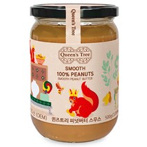 퀸즈트리 피넛버터 스무스, 500g, 1개