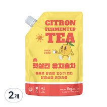 햇살긴 유자효차, 1kg, 2개