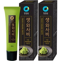 청정원 생와사비, 2개, 40g