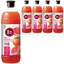 청정원 홍초 자몽, 1800ml, 5개
