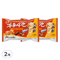 자유시간 미니 솔티드 아몬드 카라멜, 440g, 2개