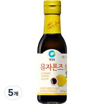 대상 청정원 유자폰즈 소스, 5개, 225g