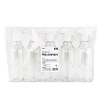 생활미소 투명스프레이용기 500ml, 5개