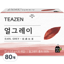 티젠 얼그레이 홍차, 1.6g, 20개입, 4개