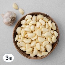 국내산 창녕 깐마늘, 1kg, 3개