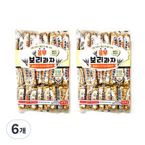 율무 보리과자, 6개, 600g