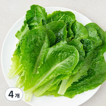 국내산 로메인 상추, 200g, 4개