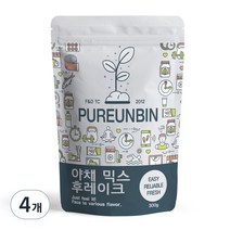 푸른빈 라면 건더기 스프 야채 믹스 후레이크, 300g, 4개