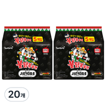 tvN 서진이네 삼양 불닭볶음면 봉지라면 멕시코불닭, 20개