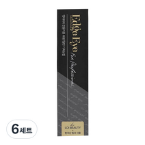 로이엘 부분속눈썹 10줄 7P/10호, 투명, 6세트