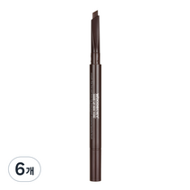 우드버리 오토 하드텍스쳐 아이브로우 0.3g, 체스넛, 6개