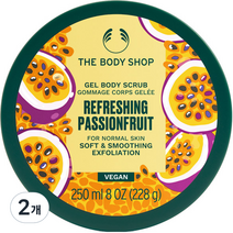 더바디샵 패션푸르츠 리프레싱 젤 바디 스크럽, 2개, 250ml