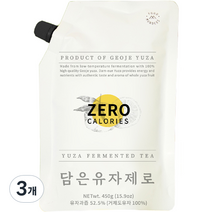 몬더스 담은유자 제로 차, 450g, 1개입, 3개