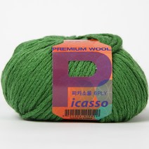 실바람 피카소울 6PLY 뜨개실, 28 (숲), 1개