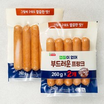 엔네이처 부드러운 프랑크 소시지, 260g, 2개