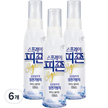 피죤 스프레이 시그니처 섬유탈취제 아이스 플라워향 본품, 80ml, 6개, 아이스플라워