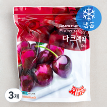 트로피칼마리아 베리필드 다크체리 (냉동), 500g, 3개