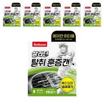 불스원 살라딘 훈증캔 차량탈취제 숲속향 본품, 65.8g, 6개