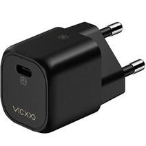 빅쏘 30W GaN PPS USB PD C타입 고속 충전기 아이폰 핸드폰 어댑터, 1개, 다크블랙