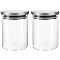 차이나다 스테인리스 원형 밀폐용기 850ml, 2개, 단품