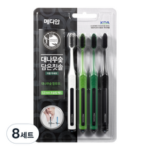 메디안 대나무숯 담은 칫솔 미세모 4종 세트, 4개, 8세트