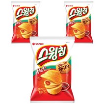 스윙칩 핫 볶음고추장맛, 60g, 3개