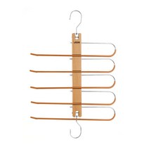 웨신 5단 접이식 바지걸이, 혼합색상, 1개