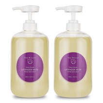 디어브로콜리 바디워시 라벤더 머스크향, 1000ml, 2개