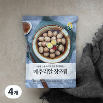 풍요한 아침 메추리알 장조림, 1000g, 4개