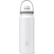 캐리보틀 폴라 보온병 텀블러, 화이트, 970ml
