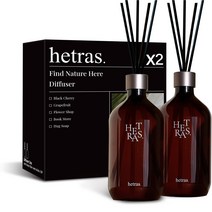 헤트라스 프리미엄 대용량 디퓨저 500ml 2p 선물세트, 화이트셔츠향, 2개