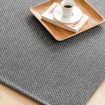 스칸디앤홈 먼지없는 플레인 사이잘룩 러그 워셔블 사계절 카페트