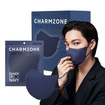 참존 톤업핏 마스크 댄디업 중형, 25개입, 1개, 댄디업 네이비